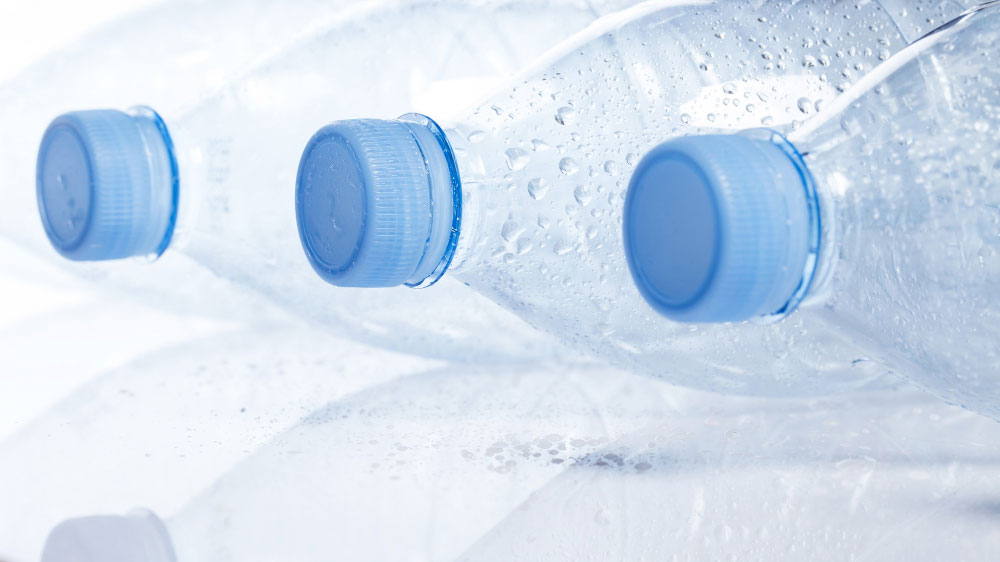 Plastikwasserflaschen